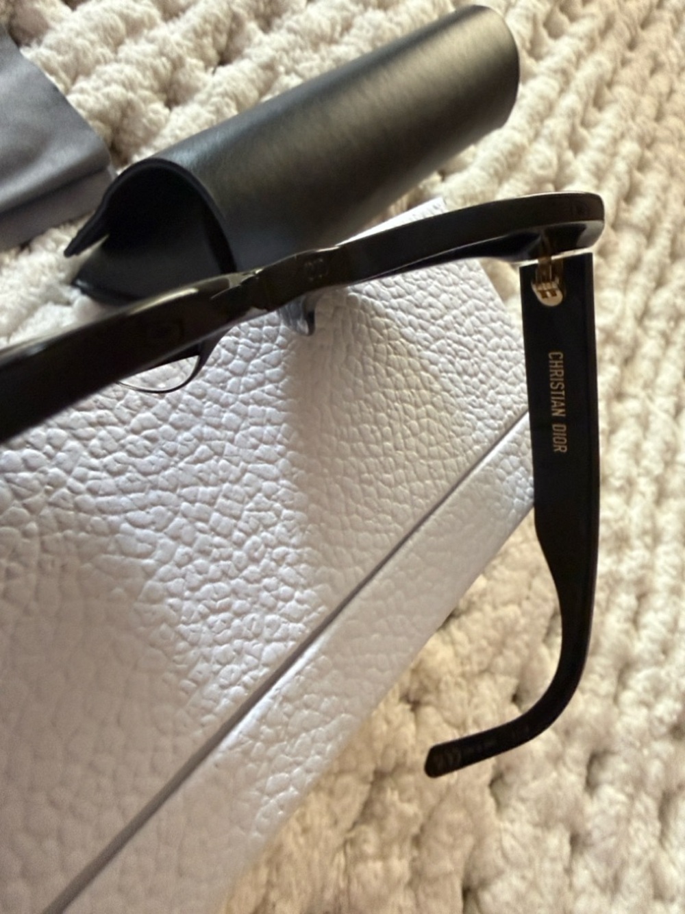 Dior Black Round women’s Sunglasses with Dior Case - Picture 9 of 10